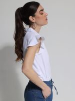 Γυναικείο Αμάνικο Πουκάμισο SERENA 92193 Λευκό - Image 3