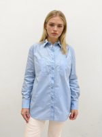 Γυναικείο Πουκάμισο VIVIAN 92191 Σιελ