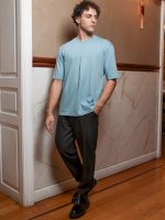 Ανδρικό Μοντέρνο T-shirt 270-270 Σιελ - Image 2