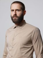 Ανδρικό Πουκάμισο Tailor-Fit SILVIO 33-8168 Sand - Image 2