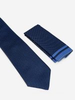 Ανδρική Γραβάτα Με Μαντηλάκι 33-6099 Blue 8 - Image 2