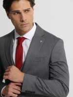 Ανδρικό Κοστούμι Με Γιλέκο HANK 2031 Γκρι - Image 4