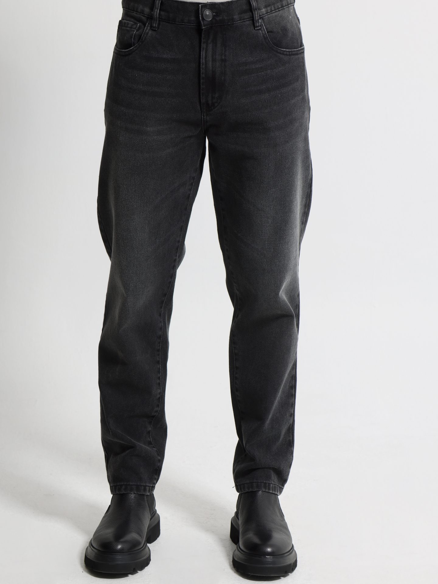 1328 Ανδρικό Ίσιο Παντελόνι Jean 5717 Γκρι - Image 1