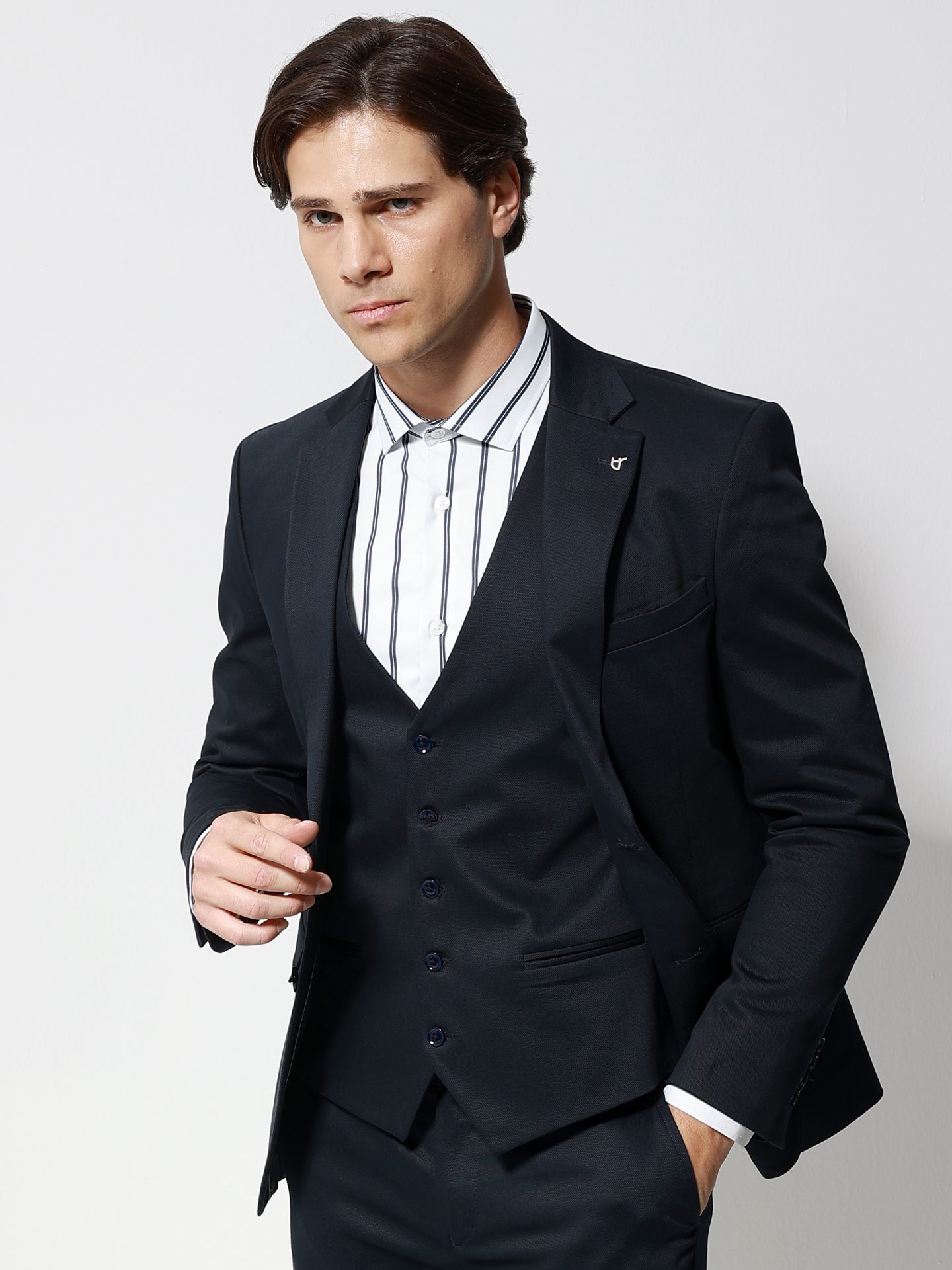 1432_mple___z2409 Ανδρικό Σακάκι ADAN 1432 Μπλε - Image 1