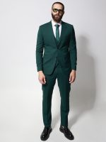 Ανδρικό Κοστούμι Με Γιλέκο MONOAS 2029 Πράσινο - Image 4