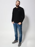 Ανδρική Μπλούζα Μακρυμάνικη LIAM 206076 Μαύρο - Image 4