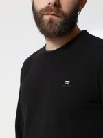 Ανδρική Μπλούζα Μακρυμάνικη LIAM 206076 Μαύρο - Image 3