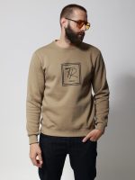 Sweatshirt Μπλούζα με Εντυπωσιακό Λογότυπο 206089 Μπεζ