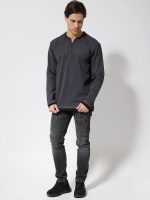 Ανδρική Μπλούζα Long Sleeve HENRY 206097 Ανθρακί - Image 5