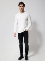 Ανδρικό Jean Ξεβαμμένο Παντελόνι OREGON 6281 Μαύρο - Image 3