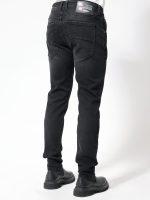 Ανδρικό Jean Ξεβαμμένο Παντελόνι OREGON 6281 Μαύρο - Image 4