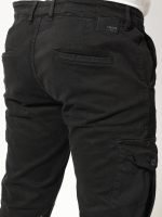 Ανδρικό Παντελόνι Cargo 6171 Μαύρο - Image 5
