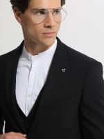 Ανδρικό Σακάκι GUNTHER 1433 Μαύρο - Image 3