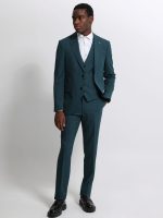 Ανδρικό Κοστούμι Με Γιλέκο DOMINIC 2032 Πράσινο