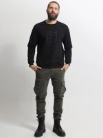 Sweatshirt Μπλούζα με Εντυπωσιακό Λογότυπο 206089 Μαύρο - Image 4
