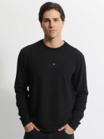 Ανδρική Μπλούζα Μακρυμάνικη SEBASTIAN 206099 Μαύρο