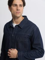 Ανδρικό Jean Πουκάμισο OVER MICKEL 2312 Blue - Image 3