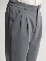 Ανδρικό Παντελόνι με Πιέτες "KAI" 4706 Γκρι - Image 2