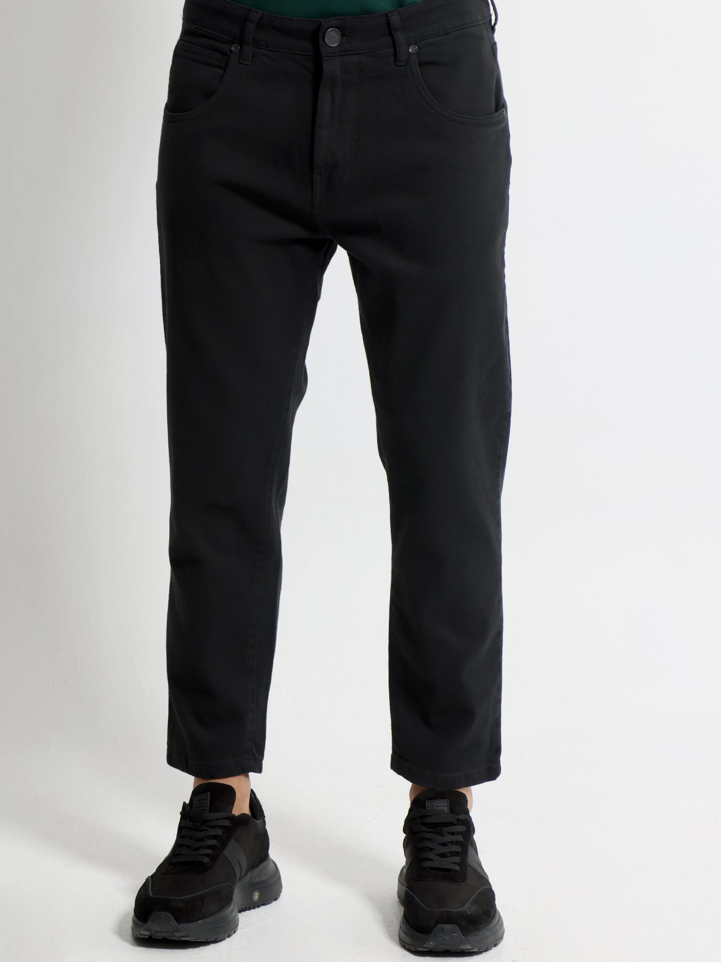 3k__5452_jean___z1829 Ανδρικό Παντελόνι Jean Βαμμένο DALLAS 5452 Μαύρο - Image 1