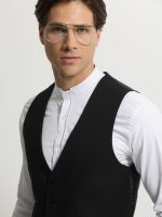 Ανδρικό Γιλέκο Με Κουμπάκια GUNTHER 9433 Μαύρο - Image 2