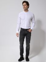 Ανδρικό Jean Με Φθορές Παντελόνι OREGON 6282 Μαύρο - Image 2