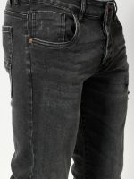 Ανδρικό Jean Με Φθορές Παντελόνι OREGON 6282 Μαύρο - Image 4