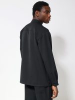 Ανδρικό Over Πουκάμισο TATE 2394 Μαύρο - Image 3