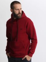 Oversize Μπλούζα Hoddie Με Κουκούλα RAFAEL 33-206087 Μπορντό