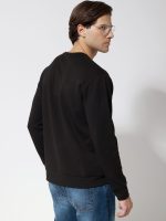 Ανδρική Μπλούζα Μακρυμάνικη AIDEN 206106 Μαύρο - Image 5