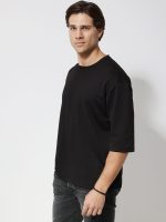 Ανδρική Μπλούζα 3/4 Μανίκι CARLOS 207096 Μαύρο - Image 3