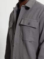 Ανδρικό Σακάκι-Πουκάμισο Over Fit GRIFFIN 260-330 Γκρι - Image 4