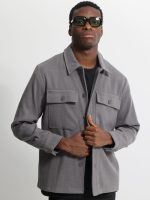 Ανδρικό Σακάκι-Πουκάμισο Over Fit GRIFFIN 260-330 Γκρι