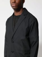 Ανδρικό Σακάκι Ριγέ JOAQUIN 260-972 Μαύρο - Image 3