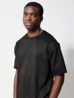 Ανδρική Μπλούζα Κοντό Μανίκι LAUREL 270-322 Μαύρο - Image 3