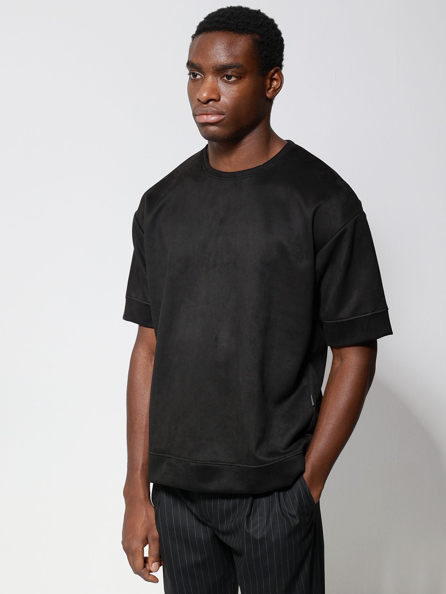 270-322_mayro___z2631 Ανδρική Μπλούζα Κοντό Μανίκι LAUREL 270-322 Μαύρο - Image 1