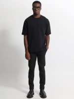 Ανδρικό Κοντομάνικο Μπλουζάκι ANGELO 270-331 Μαύρο - Image 2