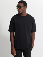 Ανδρικό Κοντομάνικο Μπλουζάκι ANGELO 270-331 Μαύρο