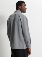 Ανδρικό Over Πουκάμισο LANE 2707 Γκρι - Image 4