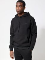 Oversize Μπλούζα Hoddie Με Κουκούλα RAFAEL 33-206087 Μαύρο