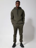 Oversize Μπλούζα Hoddie Με Κουκούλα RAFAEL 33-206087 Χακί - Image 5