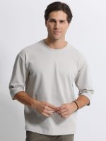 Ανδρική Μπλούζα 3/4 Μανίκι CARLOS 207096 Γκρι - Image 4