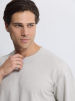 Ανδρική Μπλούζα 3/4 Μανίκι CARLOS 207096 Γκρι - Image 3