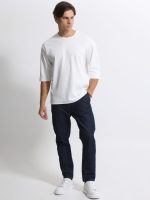 Ανδρική Μπλούζα 3/4 Μανίκι CARLOS 207096 Λευκό - Image 5