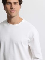 Ανδρική Μπλούζα 3/4 Μανίκι CARLOS 207096 Λευκό - Image 4