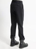 Ανδρικό Παντελόνι Με Πιέτες 7/8 Μattia-1 210-930-1 Μαύρο - Image 5