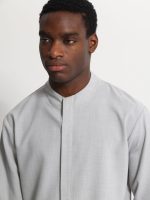 Ανδρικό Πουκάμισο με Ιδιαίτερο Γιακά ENZO 250-670 Γκρι - Image 3