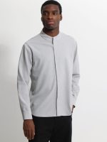 Ανδρικό Πουκάμισο με Ιδιαίτερο Γιακά ENZO 250-670 Γκρι