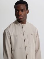 Ανδρικό Πουκάμισο Over με Τσέπες CRUZ 260-963 Stone - Image 3