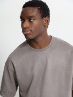 Ανδρική Μπλούζα Κοντό Μανίκι LAUREL 270-322 Γκρι - Image 3