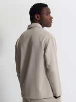 Ανδρική Μπλούζα Με Φερμουάρ CRUZ 270-963 Stone - Image 5